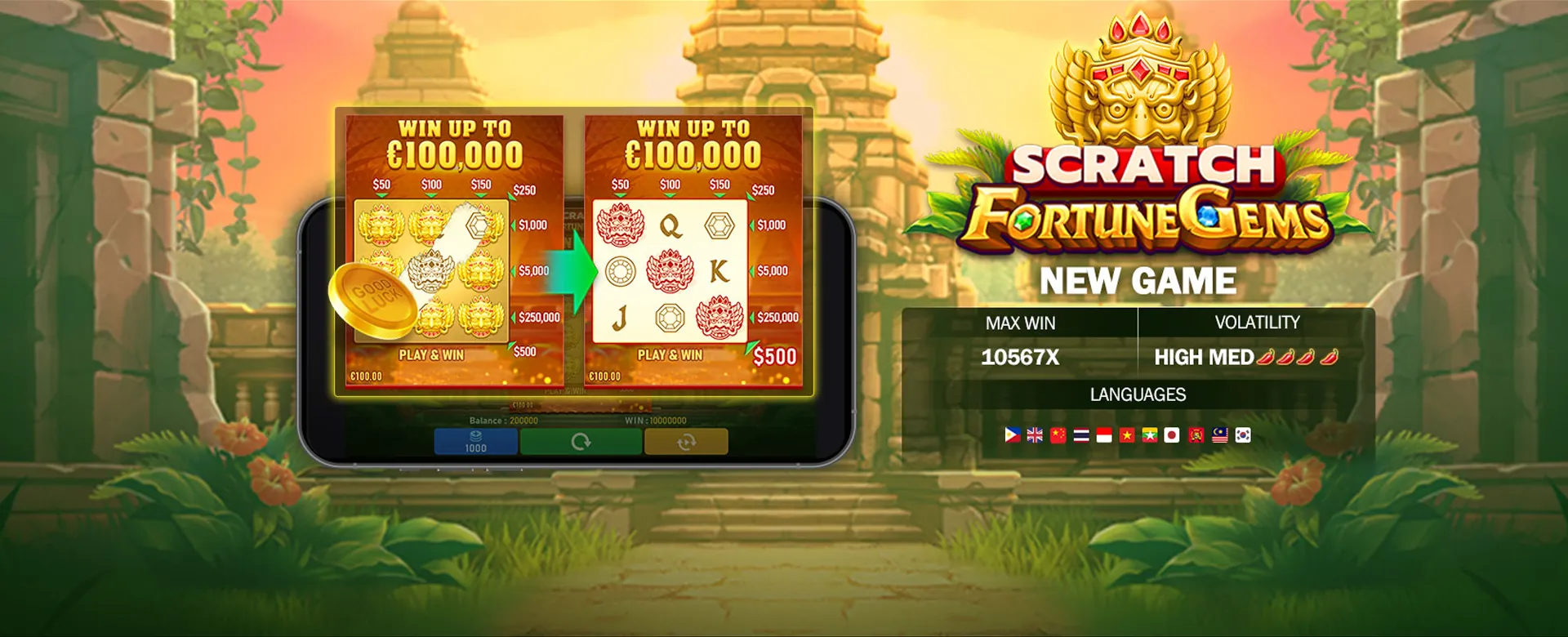 Vibrant 8k8 Slot Casino Login banner with exciting game graphics